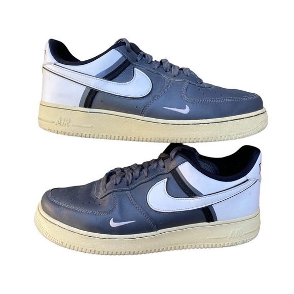 Nike Air Force 1 LV8 2 Dark Gray Charcoal Size 10 - Picture 5 of 15